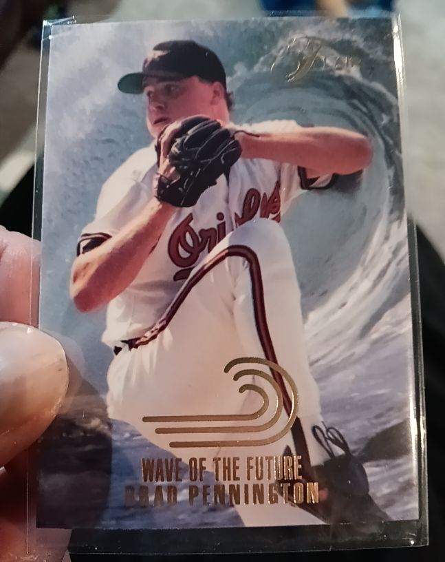 1993 Flair Wave of the Future #11 Brad Pennington — front
