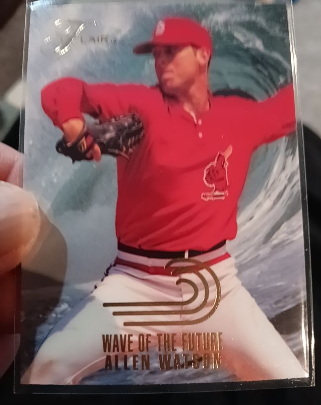 1993 Flair Wave of the Future #17 Allen Watson — front