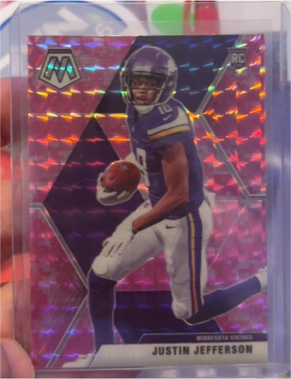 2020 Panini Mosaic #209 Justin Jefferson — front