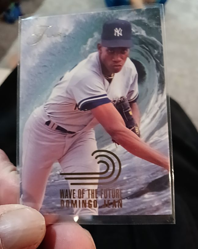 1993 Flair Wave of the Future #8 Domingo Jean — front