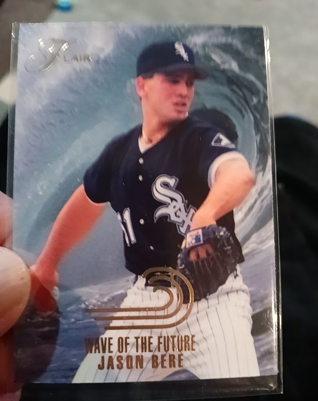 1993 Fleer Flair #1 Jason Bere Wave of the Future — front