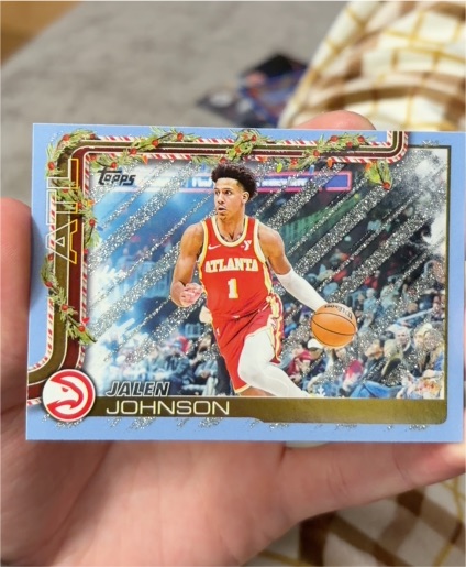 2025-26 Topps Holiday #H52 Jalen Johnson — front