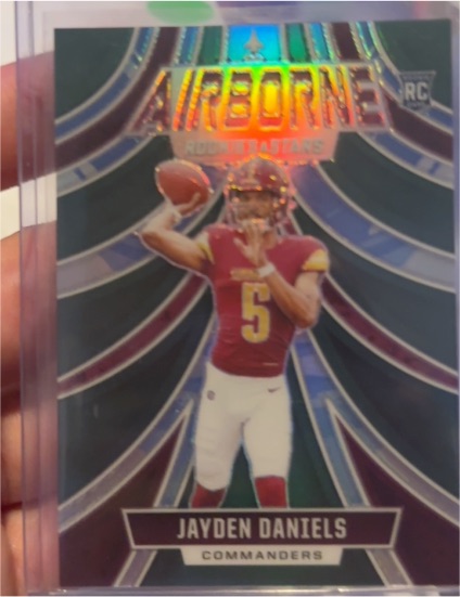2024 Panini Rookies & Stars Airborne #A-JDS Jayden Daniels — front