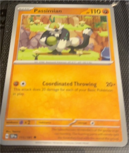 2022 Pokémon SV08: Surging Sparks #111 Passimian — front