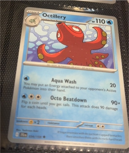 2023 Pokémon TCG Journey Together #034 Octillery — front