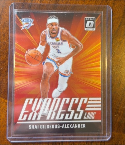 2024-25 Panini Donruss Optic #24 Shai Gilgeous-Alexander Express Lane — front