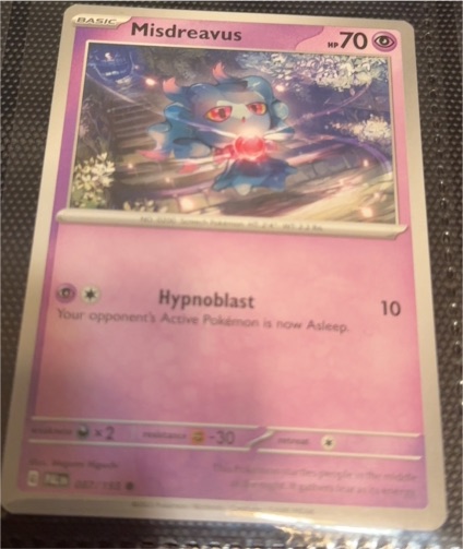 2023 Pokémon Scarlet & Violet Paldea Evolved #087 Misdreavus — front