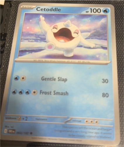 2025 Pokémon SV10: Destined Rivals #64 Cetoddle — front