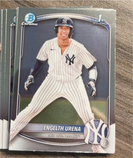 2025 Bowman Chrome #BCP-16 Engelth Urena — front
