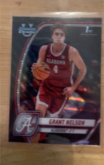 2024-25 Bowman University Chrome #25 Grant Nelson — front