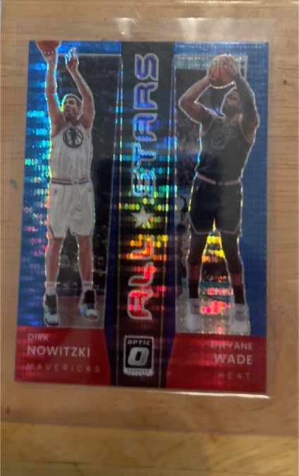 2021-22 Donruss Optic All Stars #12 Dirk Nowitzki Dwyane Wade — front