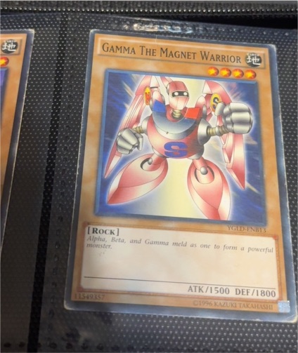 Gamma The Magnet Warrior YGLD-ENB13 — front