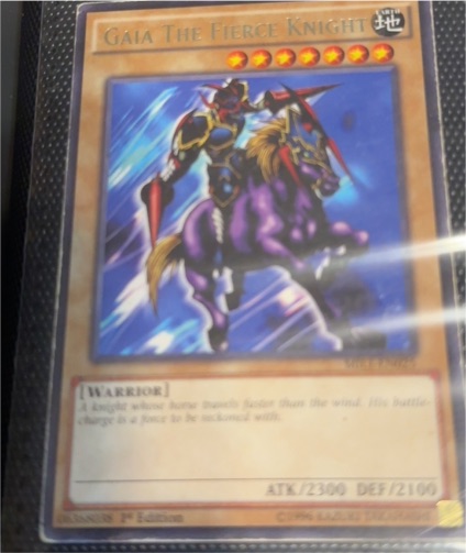 2002 Yu-Gi-Oh! MIL1-EN025 Gaia The Fierce Knight — front