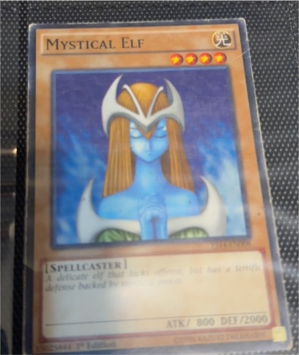 1996 Yu-Gi-Oh! LOB-062 Mystical Elf — front