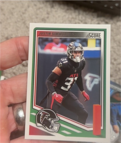 2025 Panini Score #240 Justin Simmons — front