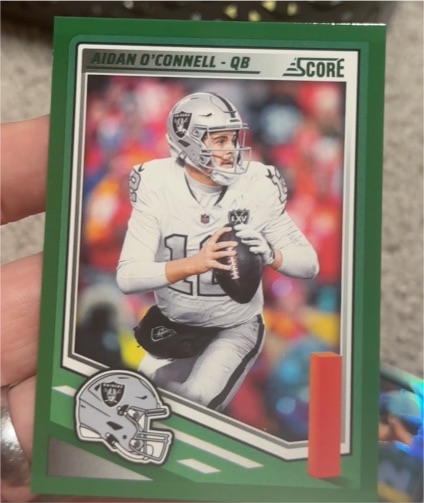 2025 Panini Score #52 Aidan O'Connell — front