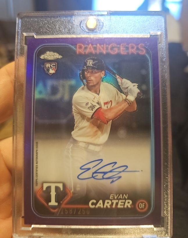 2024 Topps Chrome #RA-EC Evan Carter — front