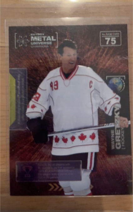 2021 Skybox Metal Universe Champions #75 Wayne Gretzky — front