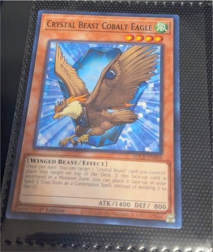 Yu-Gi-Oh! DP07-EN006 Crystal Beast Cobalt Eagle — front