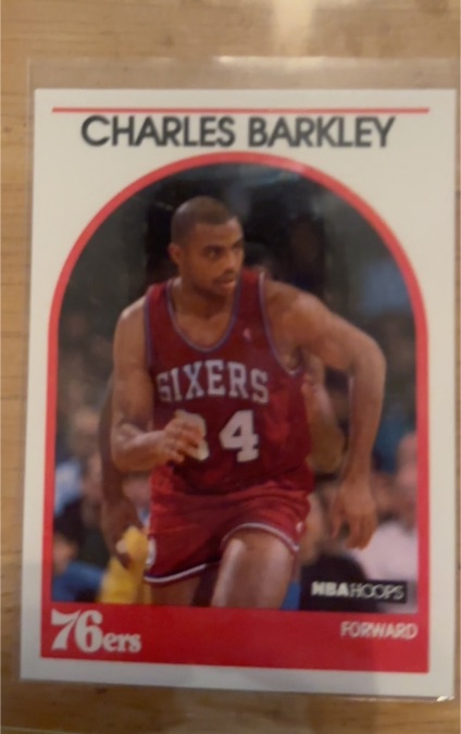1989-90 Hoops #110 Charles Barkley Philadelphia 76ers — front