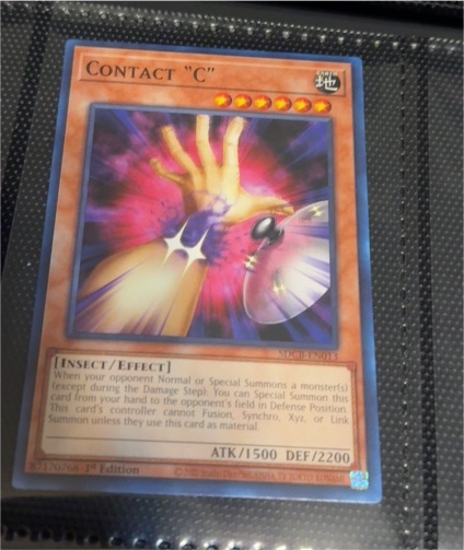 Yu-Gi-Oh! 2004 EXFO-EN037 Contact "C" — front
