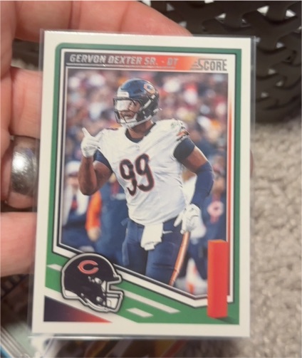 2025 Panini Score #189 Gervon Dexter Sr. — front