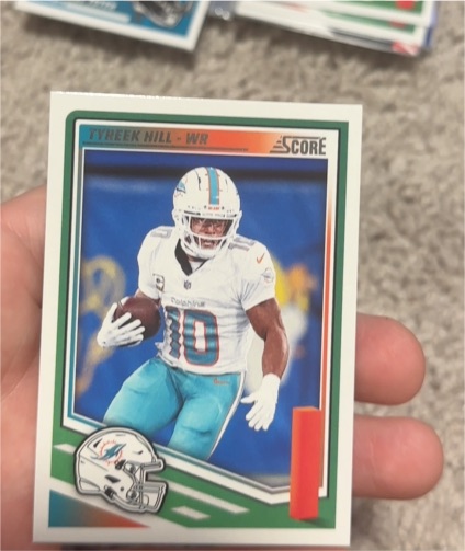 2025 Panini Score #106 Tyreek Hill — front