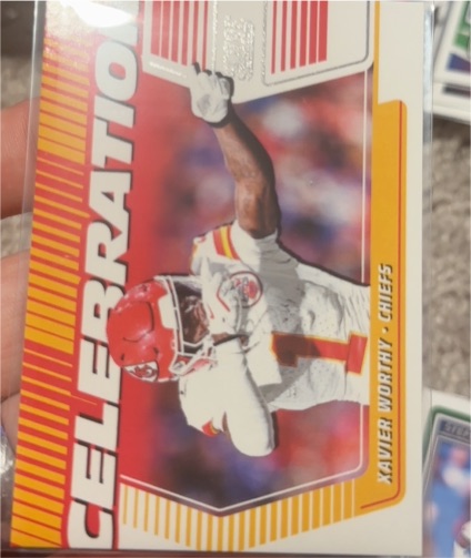 2025 Score Celebration #24 Xavier Worthy — front