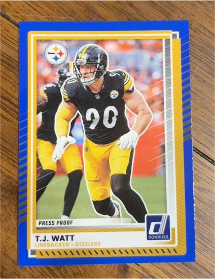 2025 Panini Donruss #132 T.J. Watt — front