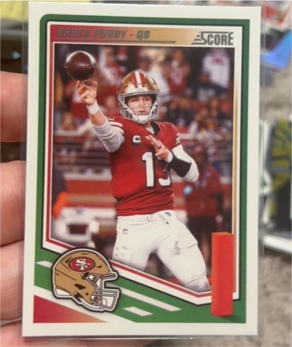 2025 Panini Score #47 Brock Purdy — front
