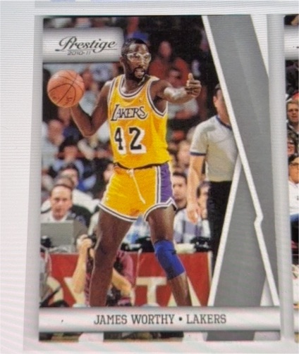 2010-11 Panini Prestige #131 James Worthy — front