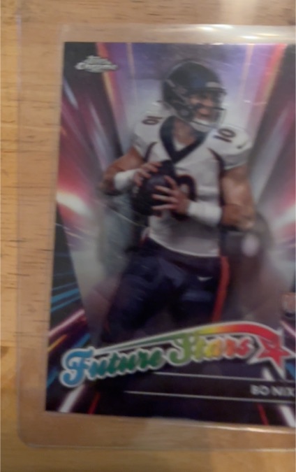 2024 Topps Chrome Future Stars #FS-4 Bo Nix — front