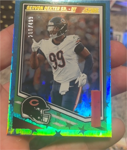 2025 Panini Score #189 Gervon Dexter Sr. — front