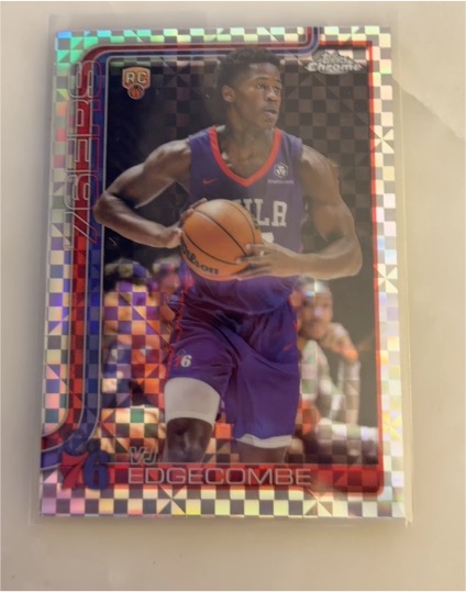 2025-26 Topps Chrome #253 VJ Edgecombe — front