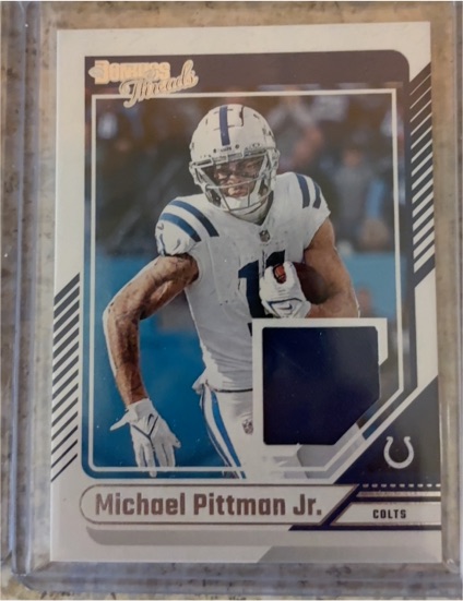 2024 Donruss Threads #DTH-MPJ Michael Pittman Jr. — front