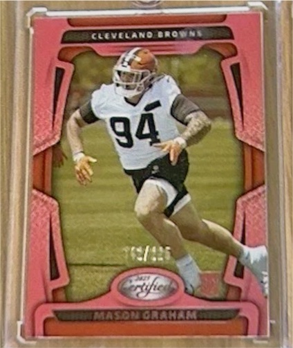 2025 Panini Certified #143 Mason Graham — front