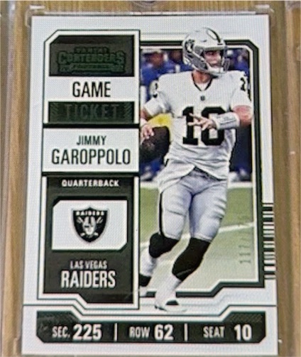 2023 Panini Contenders #54 Jimmy Garoppolo — front