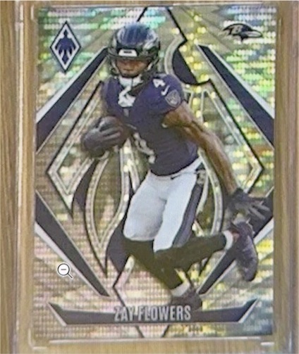 2024 Panini Phoenix Pulsar Prizm #Zay Flowers — front