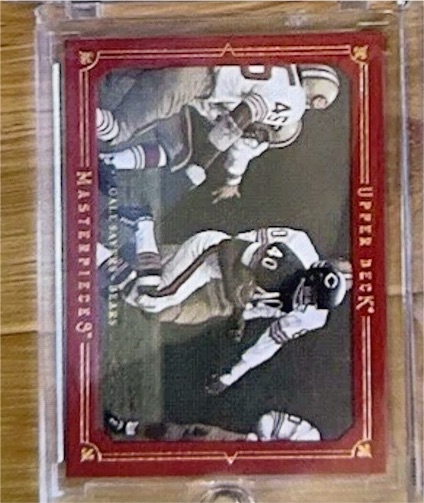 2008 Upper Deck Masterpieces #37 Gale Sayers — front