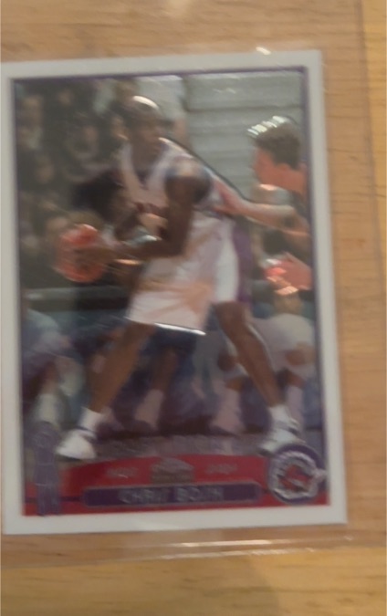 2003-04 Topps Chrome #114 Chris Bosh Rookie Card — front