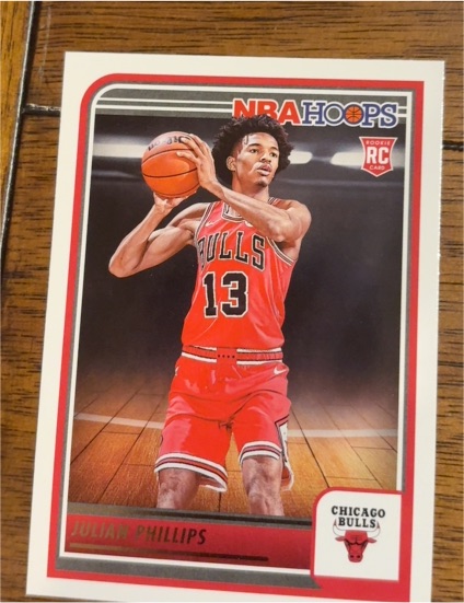 2023-24 Panini NBA Hoops #256 Julian Phillips — front