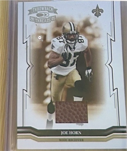 2005 Donruss Throwback Threads #92 Joe Horn — front