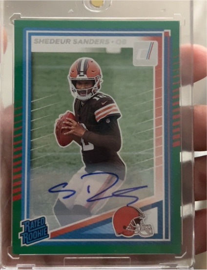 2025 Panini Donruss #306 Shedeur Sanders — front