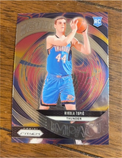 2024-25 Panini Prizm Instant Impact #3 Nikola Topić — front