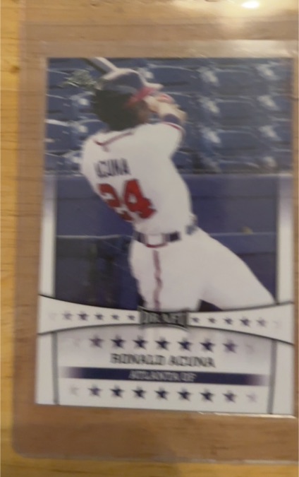 2017 Leaf Draft #34 Ronald Acuna Jr — front
