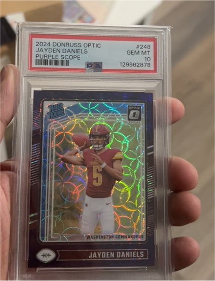 2024 Donruss Optic #248 Jayden Daniels — front