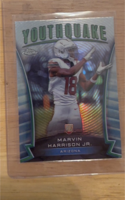 2024 Topps Chrome Youthquake #Y-4 Marvin Harrison Jr. — front