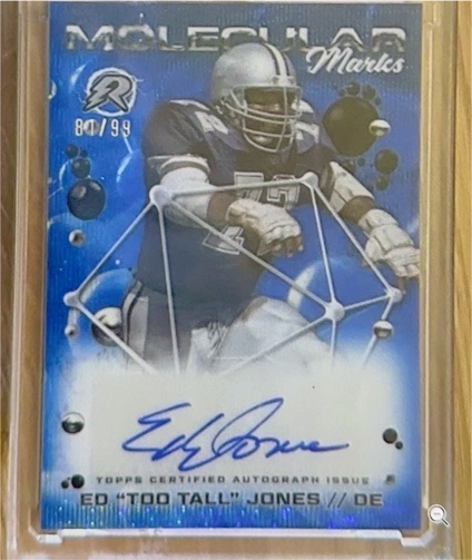 2024 Topps Resurgence Molecular Marks #MM-EJ Ed "Too Tall" Jones — front