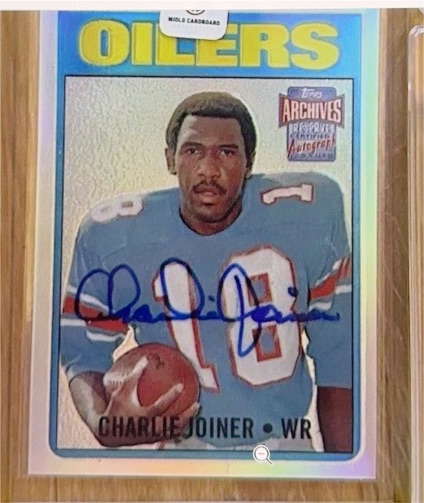 1972 Topps #244 Charlie Joiner — front