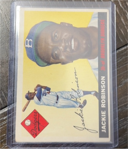 1955 Topps #50 Jackie Robinson — front